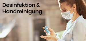 Desinfektion & Handreinigung günstig bedrucken bei Werbetopshop