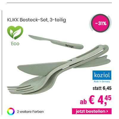 KLIKK-Besteck-Set 3-tlg