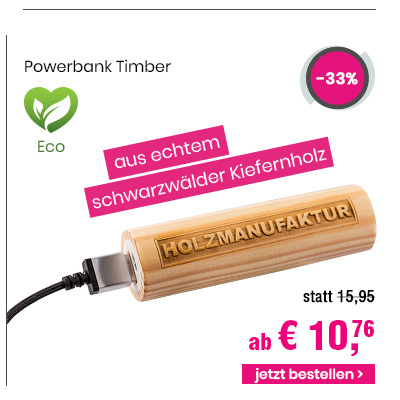 Powerbank Timber