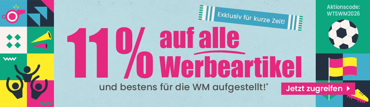  11 % auf alles - Werbetopshop Ihr Werbeartikel-Discounter