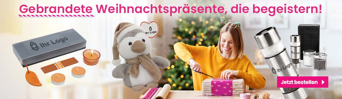  Weihnachtsgeschenke mit Logo bedrucken