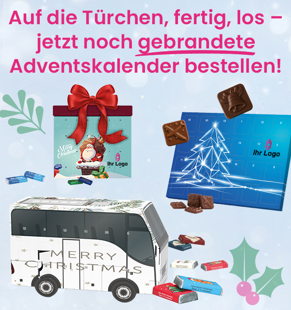  Auf die Türchen, fertig, los – jetzt noch gebrandete Adventskalender bestellen!