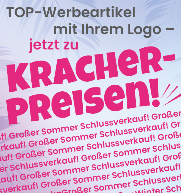  TOP-Werbeartikel zu Kracherpreisen!