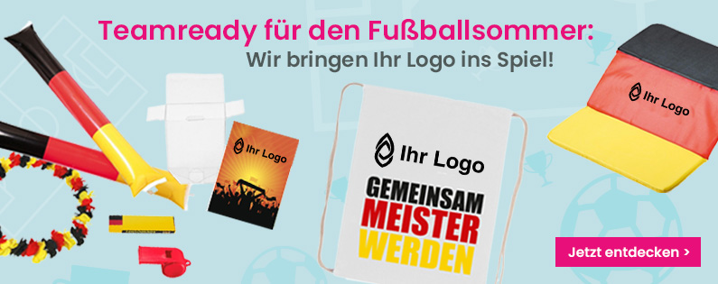 Fanartikel mit Logo bedrucken