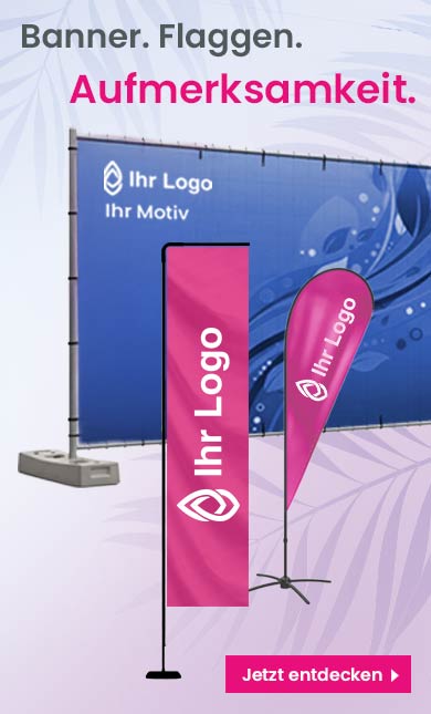 Werbetechnik mit Logo bedrucken