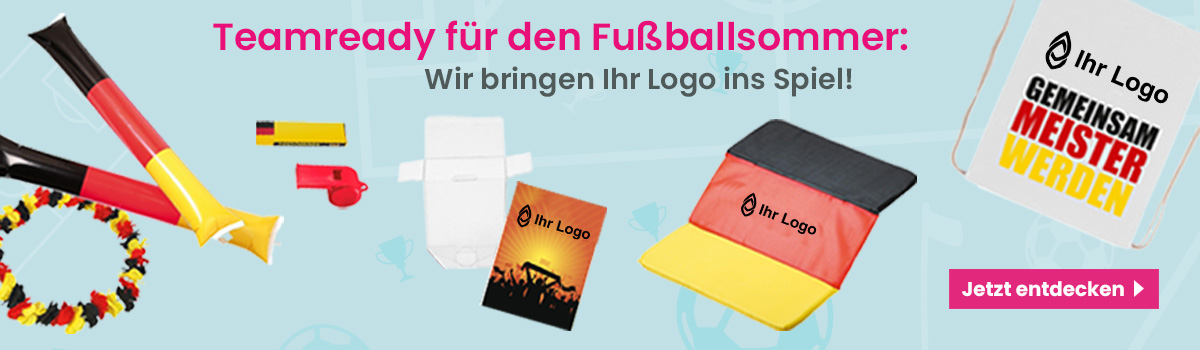  Wir bringen Ihr Logo ins Spiel!