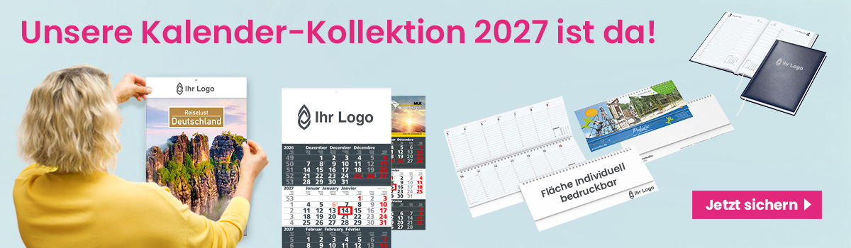  Unsere Kalender-Kollektion für 2027 ist da! 