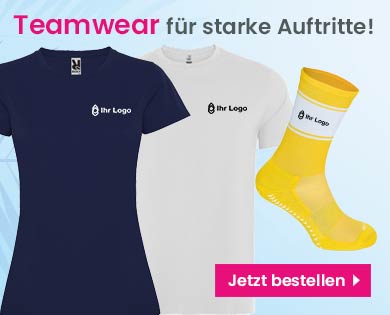 Sportbekleidung mit Logo bedrucken