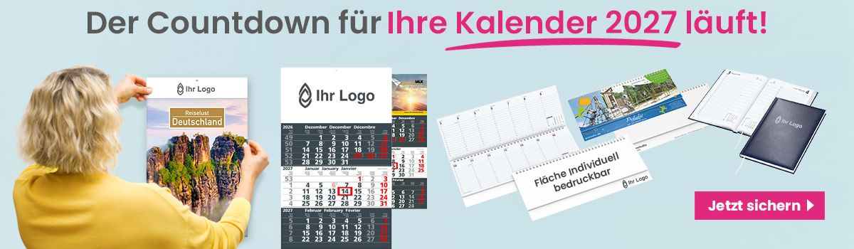  Jetzt Kalender 2027 rechtzeitig sichern!
