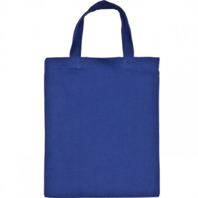 Mini-Baumwolltasche Blau Mini-Baumwolltasche Blau