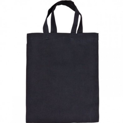 Mini-Baumwolltasche Schwarz Mini-Baumwolltasche Schwarz