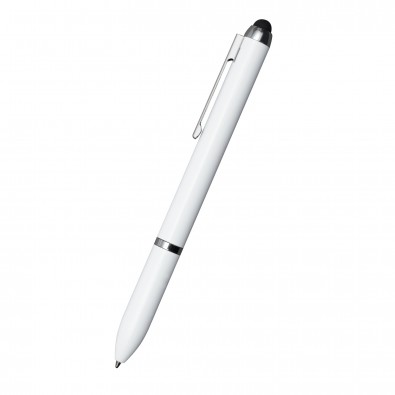 3-in-1 Stift CLIC CLAC-CAIRO, weiß 3-in-1 Stift CLIC CLAC-CAIRO, weiß
