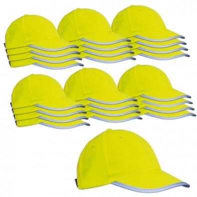 Werbe-Sparset Kinder-Sicherheits-Cap, 60-tlg., Gelb Werbe-Sparset Kinder-Sicherheits-Cap, 60-tlg., Gelb