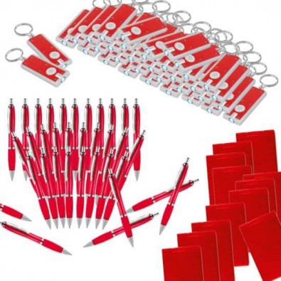Werbe-Sparset, 150-tlg., günstig Rot Werbe-Sparset, 150-tlg., günstig Rot