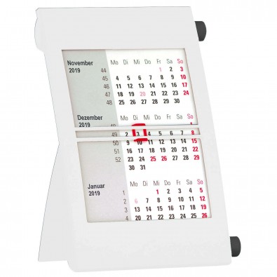 2-Jahres-Tischkalender 2019/2020 Weiß/Schwarz 2-Jahres-Tischkalender 2019/2020 Weiß/Schwarz
