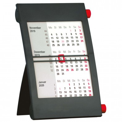 2-Jahres-Tischkalender 2019/2020 schwarz/rot 2-Jahres-Tischkalender 2019/2020 schwarz/rot