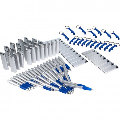 Super-Sparset, 300-tlg., Silber/Blau Super-Sparset, 300-tlg., Silber/Blau