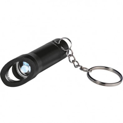 Taschenlampe mit Flaschenöffner, Schwarz Taschenlampe mit Flaschenöffner, Schwarz