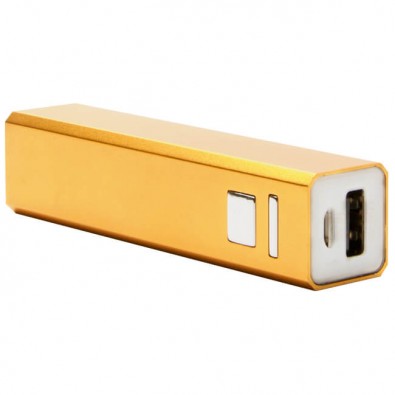 Metall-Ladegerät Powerbank, gold Metall-Ladegerät Powerbank, gold