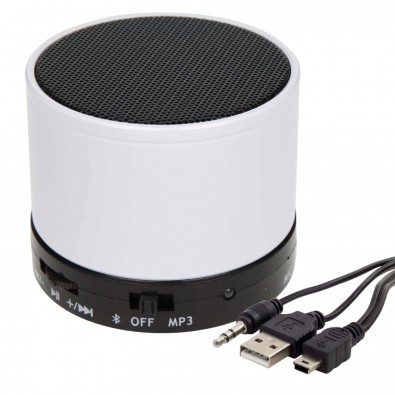 Bluetooth-/MP3-Lautsprecher Soundbox, Weiß Bluetooth-/MP3-Lautsprecher Soundbox, Weiß