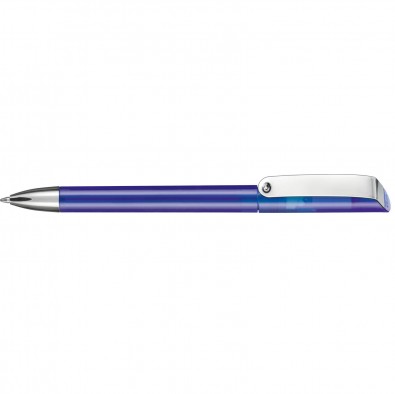 Drehkugelschreiber Glossy, Blau/Transparent Drehkugelschreiber Glossy, Blau/Transparent
