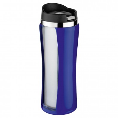 Original Isosteel® Trinkbecher Colorline, 0,4 l, Blau/Silber Original Isosteel® Trinkbecher Colorline, 0,4 l, Blau/Silber