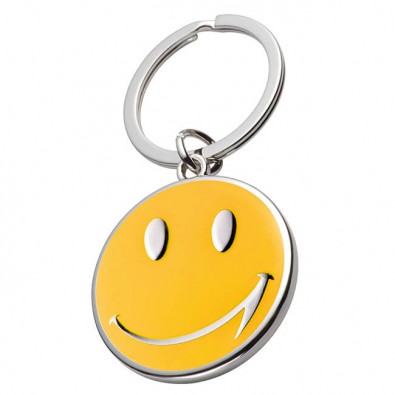 Schlüsselanhänger Smile, Gelb Schlüsselanhänger Smile, Gelb