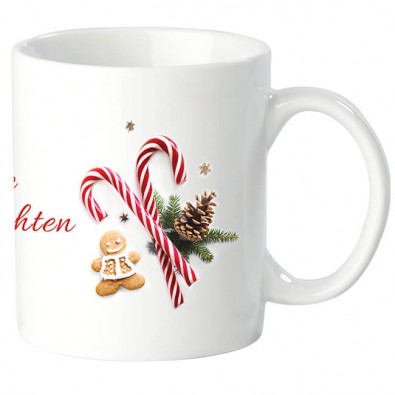 Fototasse mit Weihnachtsmotiv, Frohe Weihnachten Fototasse mit Weihnachtsmotiv, Frohe Weihnachten