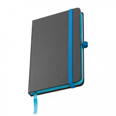 Notizbuch Black-Line DIN A5, Schwarz/Hellblau Notizbuch Black-Line DIN A5, Schwarz/Hellblau