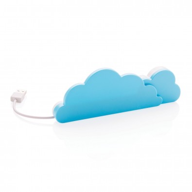 Cloud USB-Hub, blau,weiß Cloud USB-Hub, blau,weiß