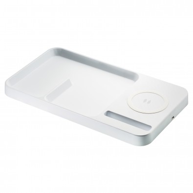 Desktop Organizer mit Wireless Charging REFLECTS-MÉRIGNAC, Weiß Desktop Organizer mit Wireless Charging REFLECTS-MÉRIGNAC, Weiß