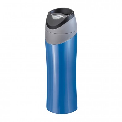 Edelstahl-Isolierbecher Tour 420 ml, Stahlblau-Hochglanz Edelstahl-Isolierbecher Tour 420 ml, Stahlblau-Hochglanz