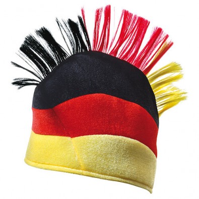 Fanhut Irokese Deutschland-Farben Fanhut Irokese Deutschland-Farben