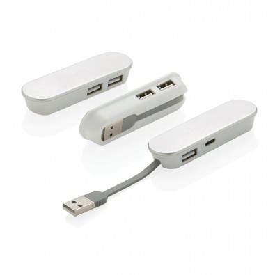 Flat USB-Hub, weiß Flat USB-Hub, weiß