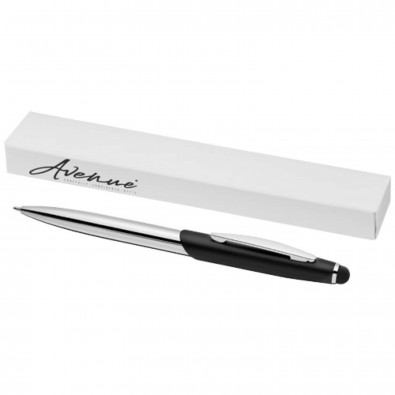 Geneva Stylus Kugelschreiber, schwarz,silber Geneva Stylus Kugelschreiber, schwarz,silber