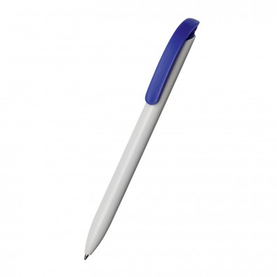 Kugelschreiber CLIC CLAC-ASHFORD weiß/blau Kugelschreiber CLIC CLAC-ASHFORD weiß/blau