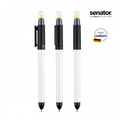 SENATOR Duo Pen 2er Multi-Action, weiß/schwarz SENATOR Duo Pen 2er Multi-Action, weiß/schwarz