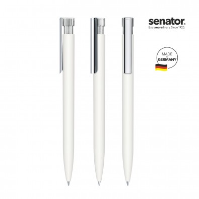 SENATOR Liberty Soft Touch MC Druckkugelschreiber, weiß SENATOR Liberty Soft Touch MC Druckkugelschreiber, weiß