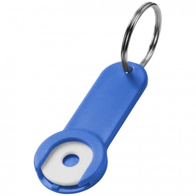 Shoppy Schlüsselanhänger mit Münzhalter, royalblau Shoppy Schlüsselanhänger mit Münzhalter, royalblau