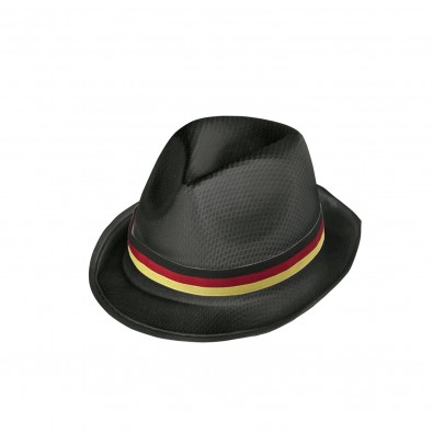 Sommerhut Deutschland schwarz