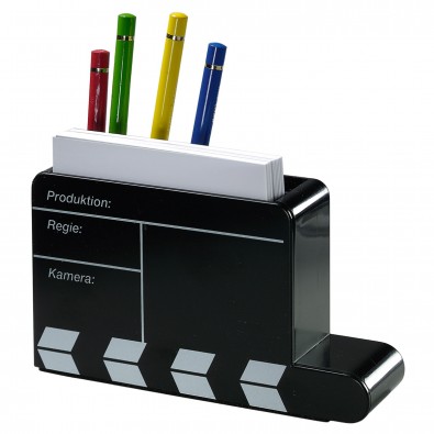 Stiftesammler Filmklappe, schwarz Stiftesammler Filmklappe, schwarz