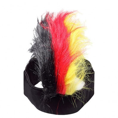 Stirnband Irokese Deutschland-Farben