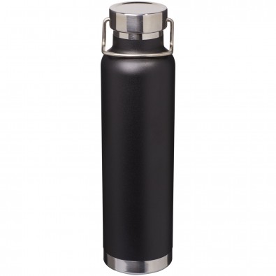 Thor 650 ml Kupfer-Vakuum Isolierflasche, schwarz Thor 650 ml Kupfer-Vakuum Isolierflasche, schwarz