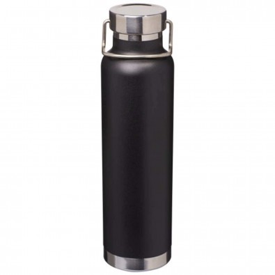 Thor 650 ml Kupfer-Vakuum Isolierflasche, schwarz Thor 650 ml Kupfer-Vakuum Isolierflasche, schwarz