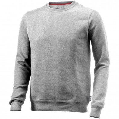 Toss Sweat Shirt mit Rundhalsausschnitt, grau meliert, XXL Toss Sweat Shirt mit Rundhalsausschnitt, grau meliert, XXL