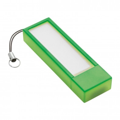 USB-Speicherstick REFLECTS-USB + NOTES hellgrün | 4GB USB-Speicherstick REFLECTS-USB + NOTES hellgrün | 4GB