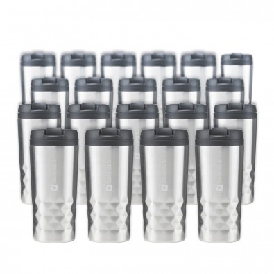 Werbe-Sparset Thermobecher, 20-tlg., Silber Werbe-Sparset Thermobecher, 20-tlg., Silber