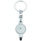 2-in-1 Schlüsselanhänger Shop smart, Silber 2-in-1 Schlüsselanhänger Shop smart, Silber