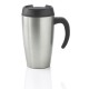 Urban Becher, silber, silberschwarz Urban Becher, silber, silberschwarz