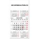 5-Monats-Wandkalender Times 2020, grau 5-Monats-Wandkalender Times 2020, grau